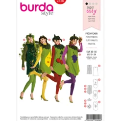 Frugt kostume Burda 2450 str. 36-50