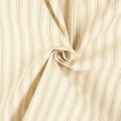 Garnfarvet striber halvpanama Vanilla