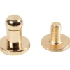 Geværknap 8mm Guld
