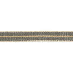 Gjordbånd vævet i striber 32mm Stålgrå