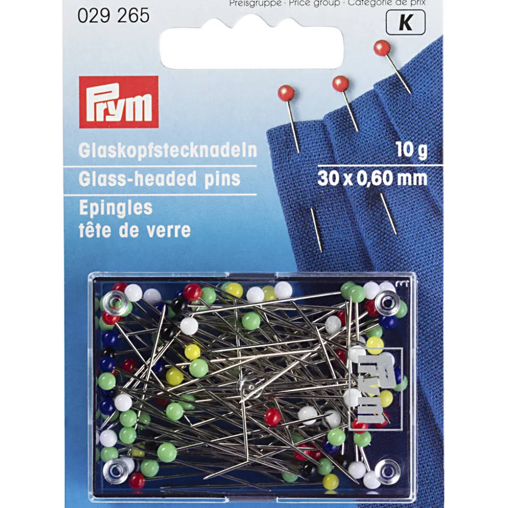 Glashovednåle , L: 30 mm/0,6mm, 10gr.