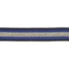 Gros grain m/lurex, 25 mm guld