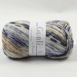 Gurli Havskum strømpegarn Twilight blue
