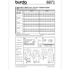 Habit Burda 6871 str. 44-60
