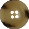 Habitknap 4 huls resin 23mm, Vanilla