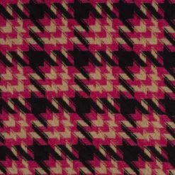 Hanefjedsvævet frakkeuld Party pink