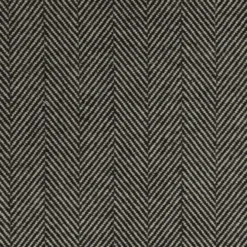 Herringbone m/ uld Sort