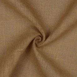 Hessian m/guldtråd 150 cm Lys Karamel