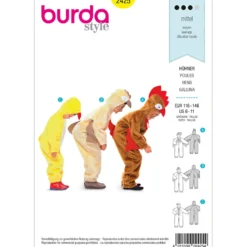 Høns kostume Burda Kids 2425 str. 116-146