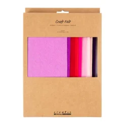 Hobbyfilt, A4, ark 210×297 mm, Pink/lilla
