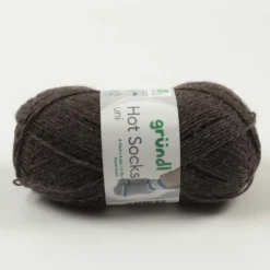 Hot Socks uni 50gr. Brun meleret