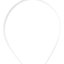 Hårbøjle, 13 mm, 5 stk. Hvid