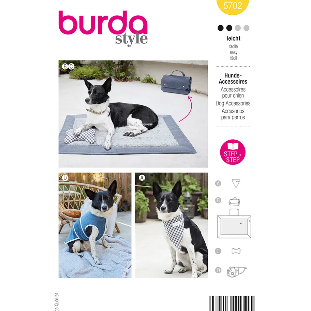 Hundetilbehør Burda 5702