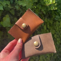 Imiteret skind vintagelook Valnød