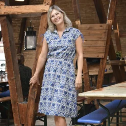 Ingrid retrokjole, str. 34-42