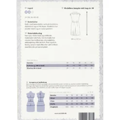 Ingrid retrokjole, str. 34-42