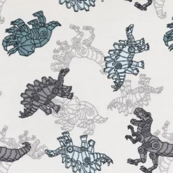 Isoli med robot dinosaurer Lys kitgrå