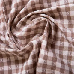 Jacquard m/ hjerter Jord
