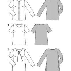 Jakke/bluse Burda 6610 str. 36-50