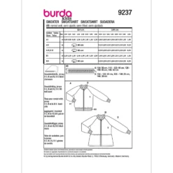 Jakke Burda kids 9237 str. 104-146