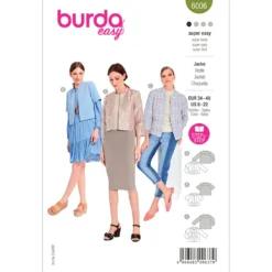 Jakke Burda 6006 str. 34-48
