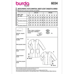 Jakke Burda 6034 str. 44-54