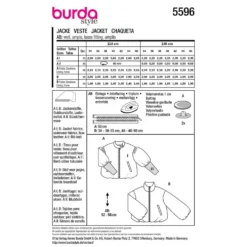 Jakke Burda str. 34-44