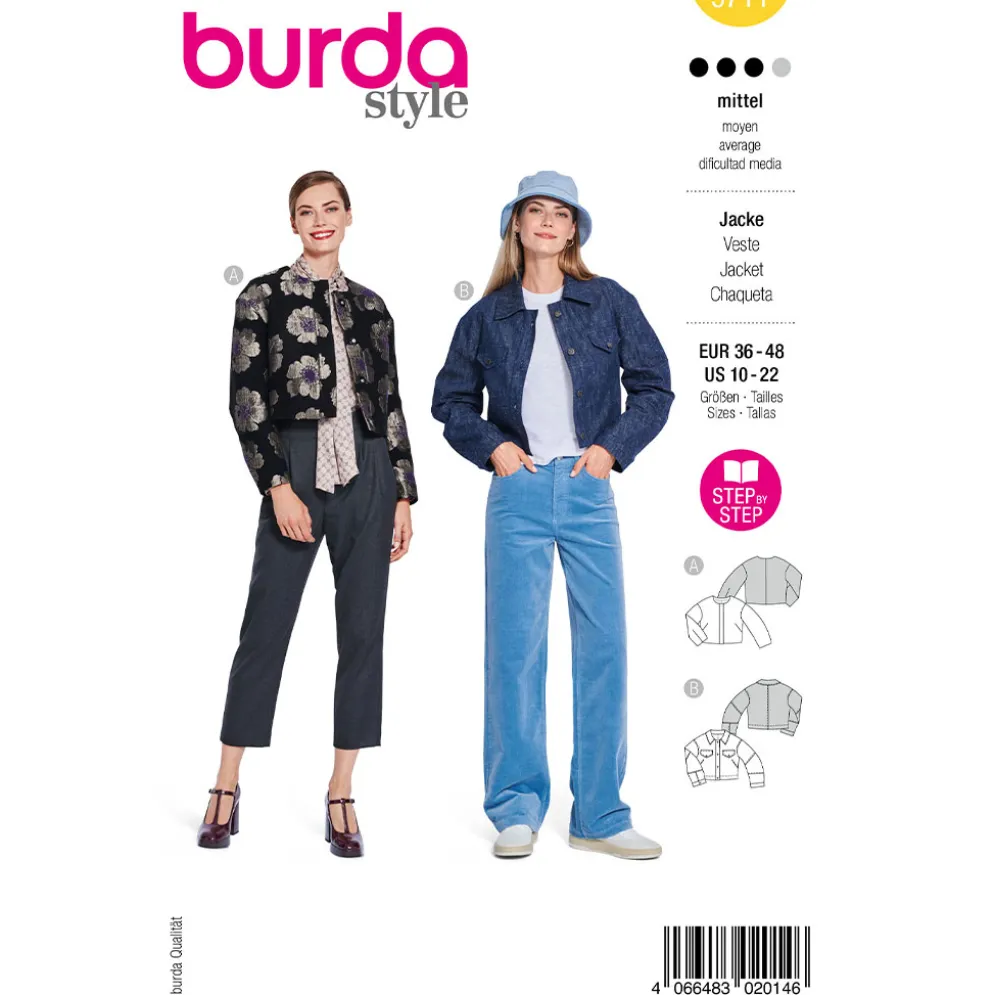 Jakke Burda 5711 str. 36-48