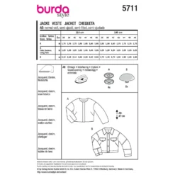 Jakke Burda 5711  str. 36-48