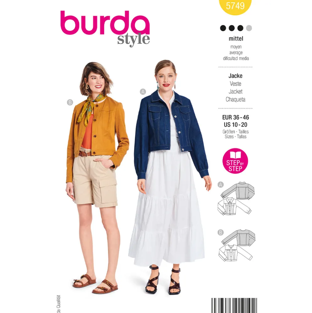 Jakke Burda 5749 str. 36-46