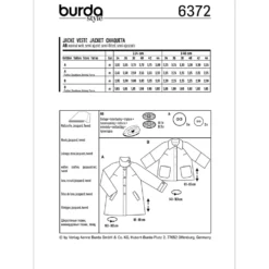 Jakke Burda 6372 str. 34-44