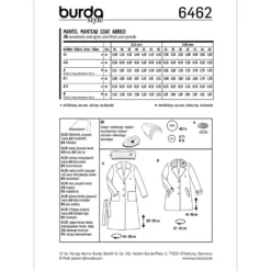 Jakke Burda 6462 str. 34-46