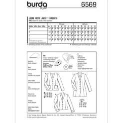 Jakke Burda 6569 str. 34-46