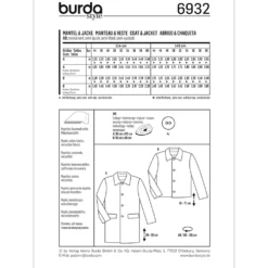 Jakke Burda 6932 str. 44-60