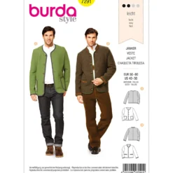 Jakke Burda 7291 str. 50-60