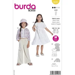 Jakke/Kjole Burda Kids 9225 str. 110-140