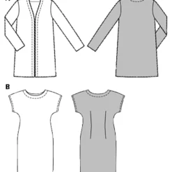 Jakke/kjole Burda 6608 str. 36-50