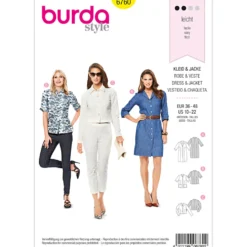Jakke/kjole Burda 6760 str. 36-48