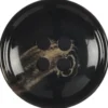 Jakkeknap 4-huls 25mm Brun