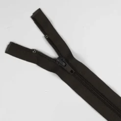 Jakkelås 65cm delbar 6mm spiral Mørk brun