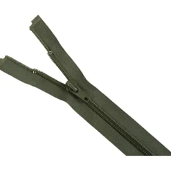 Jakkelås delbar spiral 40 cm, 6 mm Army