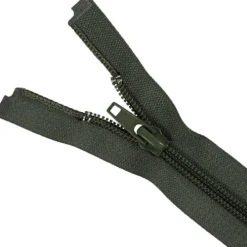 Jakkelås delbar spiral 60 cm, 6 mm Army