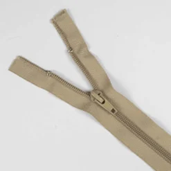 Jakkelås delbar spiral 70 cm, 6 mm Beige