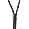 Jakkelås metal 55 cm, 6 mm Sort
