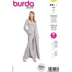 Jakke og bukser Burda 5633 str. 34-46