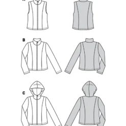Jakke/Vest Burda 6114 str. 34-44