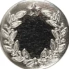 Jeansknap metal 17mm Sølv