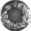 Jeansknap 17 mm Antik sølv