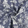 Jeans washed flowers Due blå