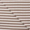Jersey m/strib Mørk sand